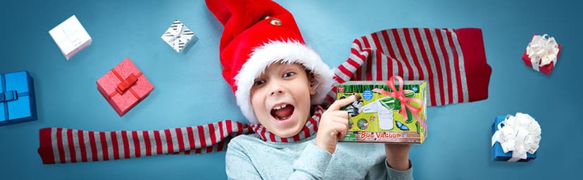 PLAY Bug Vacuum for Kids,Bug Catcher kit for Kids,Eco-Friendly Bug Suction Toy Vacuum with Magnifying Glass Viewing Chamber, for Boys Age 4+