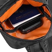 DEYACE Small Sling Bag for Men, Tactical Inspired Waterproof Utility EDC Mini Crossbody Chest Bag for Travel Work Sport