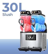 Commercial Ice Maker Machine 500LBS/24H, 350LBS Stainless Steel Storage Bin, 182 Ice Cubes in 10-15min, Self-Cleaning, Air Cooled Ice Machine with LCD Touchscreen for Bar Business Cafe (500 lbs)