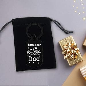 Resdink Dad Gifts from Daughter Son- Remember I Love You Dad Birthday Christmas Fathers Day Keychain