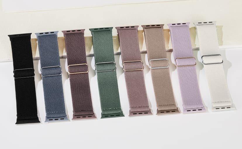 10 Pack Stretchy Bands Compatible with Apple Watch Band 40mm 38mm 41mm 42mm 44mm 45mm 46mm 49mm Women Men, Water-Resistant Solo Loop Elastic Sport Straps for iWatch Series 11 10 9 8 7 6 5 4 3 SE Ultra