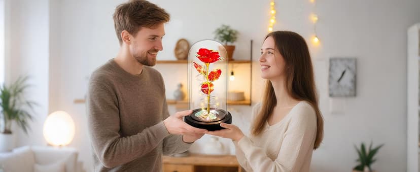 Childom Birthday Gifts for Women,Flowers for Delivery Prime,Colorful Rainbow Light Up Rose in A Glass Dome,Christmas Rose Gifts for Her Mom Women Wife Girl Grandma on Christmas Anniversary Valentines