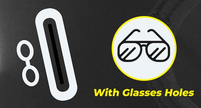 Balaclava Face Mask with Glasses Holes for Men Women Summer Cooling Shiesty Mask Sun UV Protection for Motorcycle Work Ski