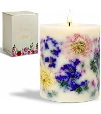 Decorative Soy Candles Birthday Gifts for Women, Elegant Glass Jar, 14.8oz, 80Hr Long Lasting Burn, Luxury Candles for Women VIONAMI Queen of The Night Rare Flower Fragrance Luxury Scented Candle Gift B0FBMNBQ3D