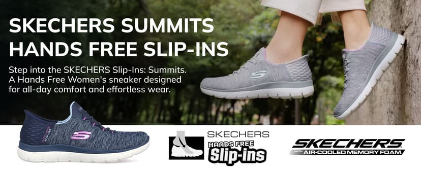 Skechers Women's Summits Dazzling Haze Hands Free Slip In Sneakers
