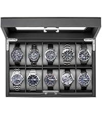 ProCase ProCase Watch Winder for Automatic Watches, Single Automatic Watch Winder Rotator Shaker Box with Quiet Motor and Flexible Pillow, Rotating Watches Case Gifts for Men Women -1 Slot