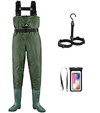 Trudave Chest Waders for Men & Women Waterproof,Fishing Neoprene Waders,Hunting Waders with Boots