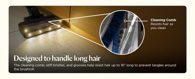 Bissell PowerClean FurGuard 280W Self-Standing Cordless Vacuum w/Self-Cleaning Brush Roll, Strong Suction, Removeable Battery, Wall Mount, Upholstery Tool & Bright Headlights