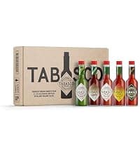 TABASCO Brand Hot Sauce Variety Pack, Gift Set Includes Five Different 5 Fl Oz Tabasco Hot Sauce Flavors, Perfect for Eggs, Pizza, Tacos, and More, 25 Fl Oz (Pack of 5) B0FB1VS3Y6
