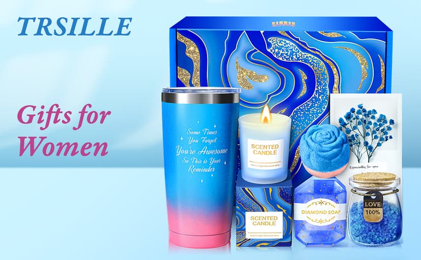 Birthday Gifts for Women, Christmas Gifts Spa Baskets for Women Christmas Gifts, Her, Girlfriend, Sister, Mom, Couples, Grandma Best Friend Birthday Gift Thank You Gift for Wife Anniversary