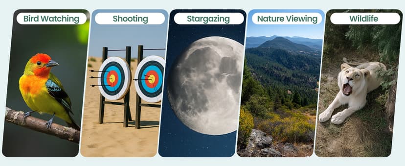 Gosky 20-60×85 Spotting Scope with Tripod - Phone Adapter, Dual Focusing Spotter Scope for Bird Watching, Wildlife Scenery (Black)