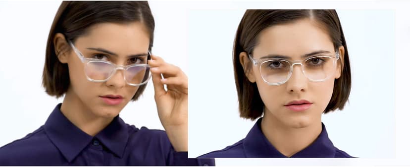 ANDWOOD Blue Light Blocking Glasses Women Men Computer Small Face Clear Bluelight Blocker Eyeglasses Frame