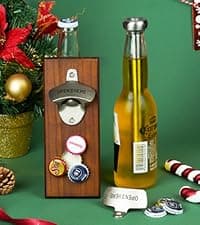 Gifts for Men Dad Husband from Wife Daughter Son, Unique Christmas Anniversary Birthday Gifts for Him, Whiskey Decanter Globe Set with 2 Glasses, Bourbon Scotch Liquor Cool Stocking Stuffers Presents