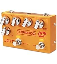 JOYO Dual Crunch Pure Analog Circuit Overdrive Effect Pedal with Independent Clipping for Electric Guitar - True Bypass (King of Kings R-20)