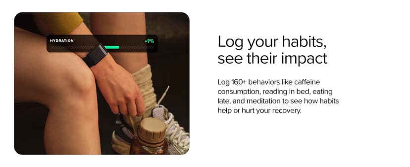 WHOOP 5.0/MG Activity Tracker - 12 Month Membership - Health and Fitness Wearable – 24/7 Activity and Sleep Tracker, Personalized Coaching, Menstrual Cycle Insights – 14+ Days Battery Life