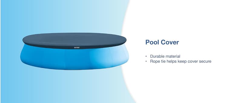 Intex Inflatable Above-Ground Swimming Pool, Easy Set 15ft x 42in w/Filter Pump & Ladder