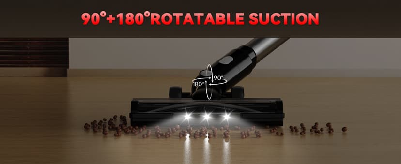 350W Cordless Vacuum Cleaner for Milwaukee M18 Battery, 35kPa Brushless Lightweight Stick Vacuum with 3 Mode Suction, 6 in 1 Stick Vacuum Cleaner with HEPA for Floor, Carpet, Car, Battery Not Included