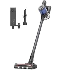 Tineco A20 Cordless Stick Vacuum Cleaner, Powerful Suction, 3 Modes for Multi-Level Messes, 1L Larger Dustbin, Ergonomic Dual-Handle Design, Wall-Mount Dock, LED Headlight