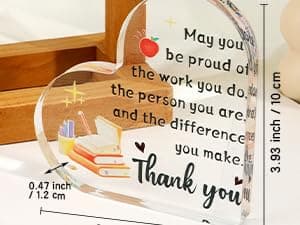 Teacher Gifts for Women,End of Year Teacher Gifts,Teacher Appreciation Gifts,Teacher Christmas Gifts,Thank You Teacher Valentines Gift,Teacher Gifts from Student Desk Home Office Decor