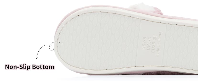 Cozy Slippers for Women Indoor and Outdoor Fuzzy House Shoes with Memory Foam Anti-Skid Sole Gifts for Women Mom Ladies