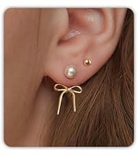 SmileBelle Pearl Necklaces for Women, Daisy Pearl Choker as Christmas Stocking Stuffers for Teens, Silver Daisy Pearls Jewelry Trendy Stuff Birthday Gifts 3 Pearls White Necklace as Wedding Jewelry