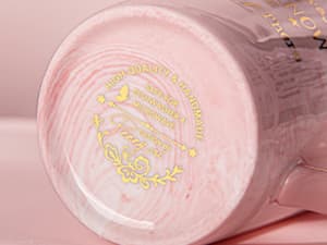 Best Friend Birthday Gifts for Women, Friendship Gifts for Women, Unique Birthday Gift Ideas for Her, Friends Female, Besties, BFF Ceramic Marble Coffee Mug Gift Box Printed Gold 14 oz