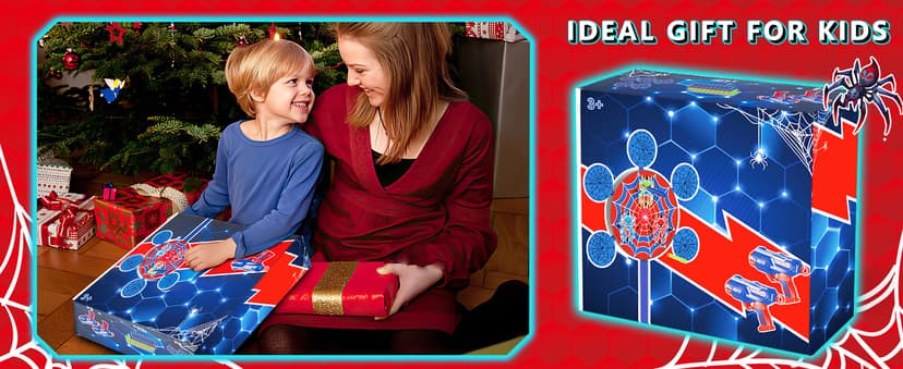 Shooting Games Toys for Nerf Gun Party, Shooting Targets with 2 Toy Guns 40 Foam Darts Kids Outdoor Indoor Toys for Birthday Easter Xmas Gifts for 4 5 6 7 8 9 10+ Year Old Boys Kids