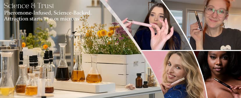 Pheromones Perfumes for Women, 4-pack Giftbox Perfume Set, Amber Vanilla, Saffron Amber, Woody Citrus, Spicy Sandalwood, 1.64fl. Enhanced Scents Pheromone Cologne for Men&Women,Travel Size Perfumes