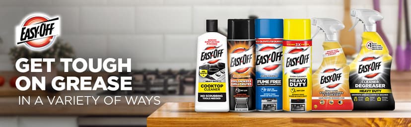 Easy-Off Heavy Duty Degreaser Cleaner Spray, Kitchen Degreaser, 32 Oz