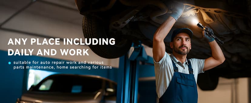 VIBELITE Extendable Magnetic Flashlight with Telescoping Magnet Pickup Tool-Cool Gadget Birthday for Men, Dad, Husband, Him, Father, Mechanic,Tech, Handyman, Boyfriend, Women, Black