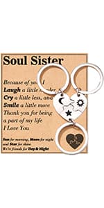 Tarsus 2/3/4/5/6 Pcs Best Friend Bracelets Bff Matching Heart Bracelet Best Friend Friendship Gifts for Women Friends Girls Teen