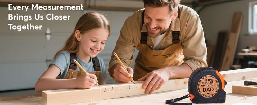 Gifts for Dad Birthday Christmas Dad Gifts from Daughter Son, Xmas New Dad Daddy Father Presents Useful Stuff, Best Dad Ever Gift, Father in Law Gift, Genuine Leather Engraved 25 FT Tape Measure Tools