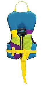 Airhead General Purpose Life Jacket for Adults & Kids - US Coast Guard Approved Life Vest for Men, Women, Youth, Child & Infant, Boating Safety PFD for Fishing & Swimming