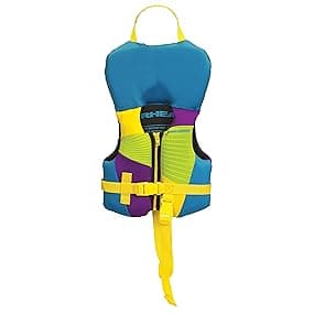 Airhead General Purpose Life Jacket for Adults & Kids - US Coast Guard Approved Life Vest for Men, Women, Youth, Child & Infant, Boating Safety PFD for Fishing & Swimming