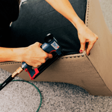 House2Home Upholstery Fabric 60 Inch x 3 Yard, Black Fabric, Cambric Dust Cover Fabric for Sofas, Chairs, Box Spring Foundations, Tela para Tapizar Muebles, Dust Cover