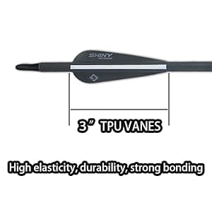 TIGER ARCHERY 30Inch Carbon Arrow Practice Hunting Arrows with Removable Tips for Compound & Recurve Bow(Pack of 12)
