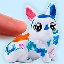 Crayola Scribble Scrubbies Glam Pack (4 Pets), Holiday for Kids, Washable Pet Care Toy, Coloring Animal Craft, Stocking Stuffer Toys for Girls & Boys, 3+