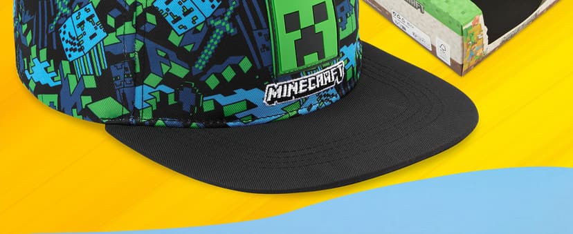 Spongebob | Minecraft | Fortnite | Super Mario | Kids Baseball Cap & Sunglasses with UV Protection, Gifts for Boys