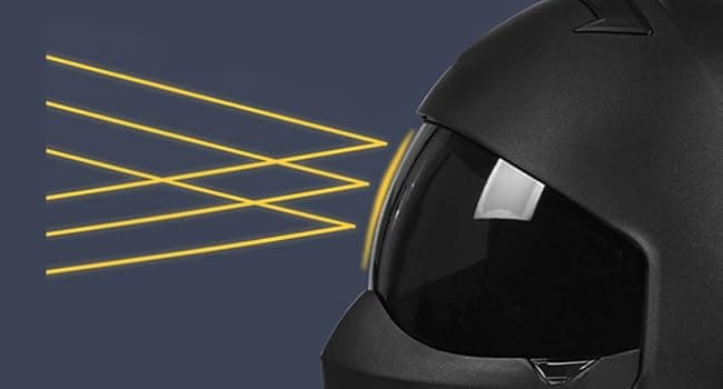 Full Face Motorcycle Helmet for Unisex-Adult Dirt Bike ATV Scooter Cruiser 3/4 Face Motocross Helmet Interchangeable Mouth Cover DOT Approved
