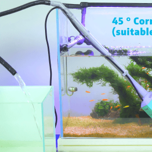 hygger 360GPH Electric Aquarium Gravel Cleaner, 5 in 1 Automatic Fish Tank Cleaning Tool Set Vacuum Water Changer Sand Washer Filter Siphon Adjustable Length 15W