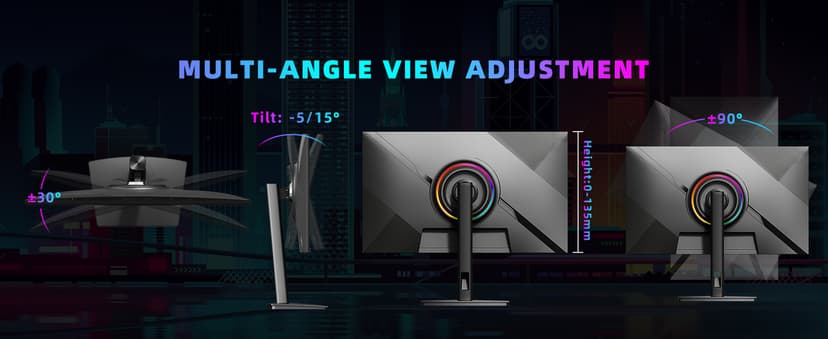 CUNPU 27" 4K 160Hz Ultimate Gaming Monitor, UHD Fast IPS 1ms, G-Sync Compatible & FreeSync, 99% DCI-P3, HDR400, HDMI 2.1 for PS5/Xbox 4K 120Hz, Full Ergonomic Stand