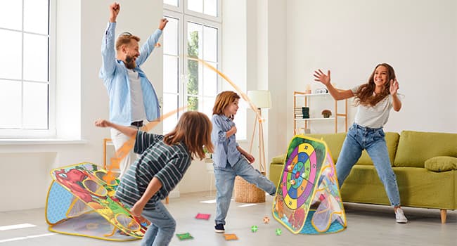 Bean Bag Toss Game for Kids - Cornhole Board Outdoor Toys for Toddlers -Party Activities Carnival Outside Yard Backyard Beach Lawn Games Toy for Kid Boys Girls Age 3 4 5 6 7 8 Year Old Birthday Gifts