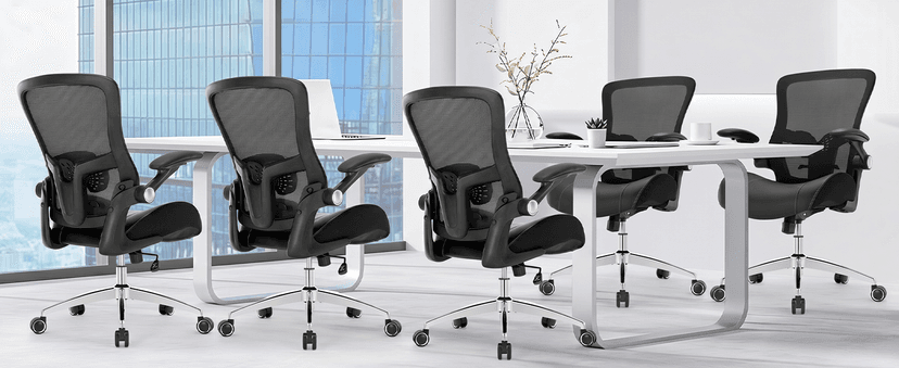 Office Chair Ergonomic Desk Chair-400lbs Big and Tall Heavy Duty, Wide & Soft 3D Modeling Foam Cushion Home Office Desk Chair with Adjustable Seat Height, Executive Computer Task Chair
