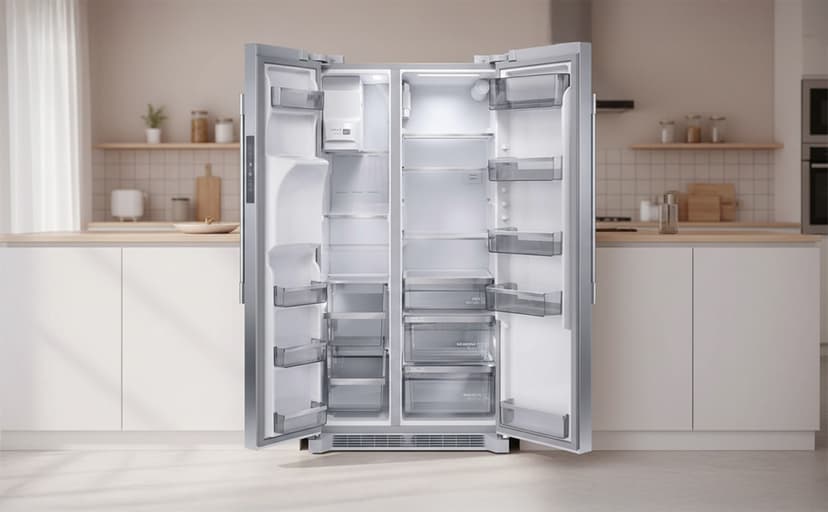 Frigidaire Professional 36 in. 22.3 cu. ft. Counter Depth Side-by-Side Refrigerator in Stainless Steel with CrispSeal Technology