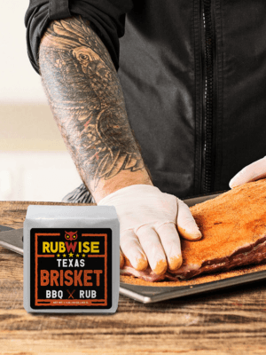RubWise Texas Style BBQ Rub Gift Set (6 x 1 lb bags) | Meat Spice and Seasoning Variety Pack | Smoking & Grilling Gifts for Men | Brisket Rubs, Chicken, Pork, Hickory, Spicy, El Jefe | Shaker Included