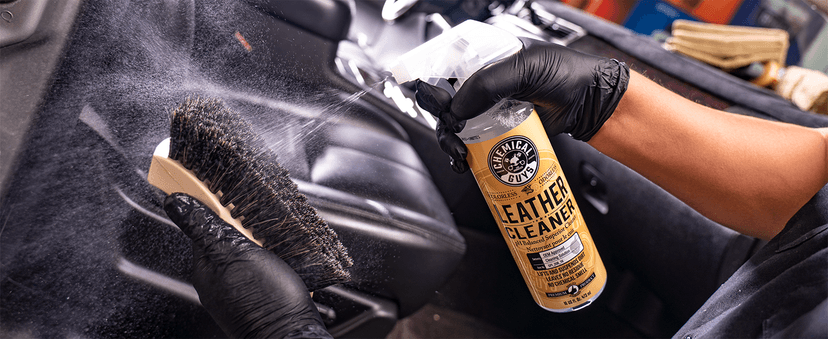 Chemical Guys Leather Cleaner and Conditioner Kit - 2 Bottles (4 oz Each), Car Cleaner and Conditioner, Safely Cleans & Conditions Leather Car Interiors, Furniture, Shoes, Boots, Bags, Apparel & More