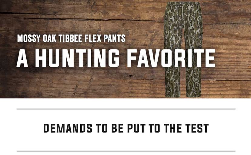 Mossy Oak Men's Men's Lightweight Camo Hunting Pants Tibbee