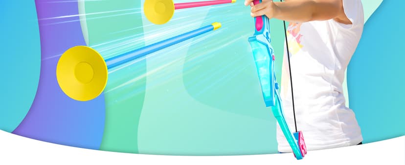 2 Pack of Kids Bow and Arrow Set, Light Up Archery Toy Set with 14 Suction Cup Arrows & Standing Target, Perfect Kids Indoor and Outdoor Toys for 4 5 6 7 8 9 10 Year Girls Boys Birthday Gifts Ideas