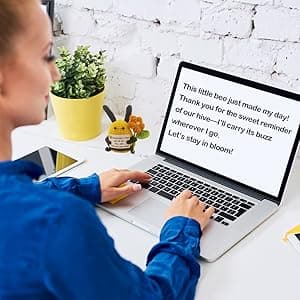 Coworker Leaving Gifts for Women Men, Going Away Gifts, Gift for Farewell Retirement Goodbye, Appreciation Gift for Leaving Coworker Friend Neighbor Teammate, Positive Bee with Card (Upgraded Version)