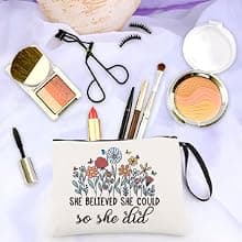 She Believed She Could So She Did Gift for Girl Canvas Tote Bag Tumbler High School Inspirational Class of 2026 Gifts Graduation Gift for Her College Master phd Congratulations Gifts for Women B0DSFV9L61